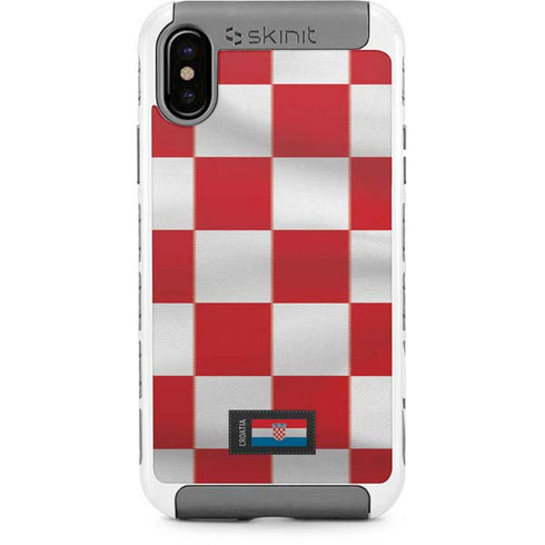 Croatia Soccer Flag iPhone X/XS Cargo Case